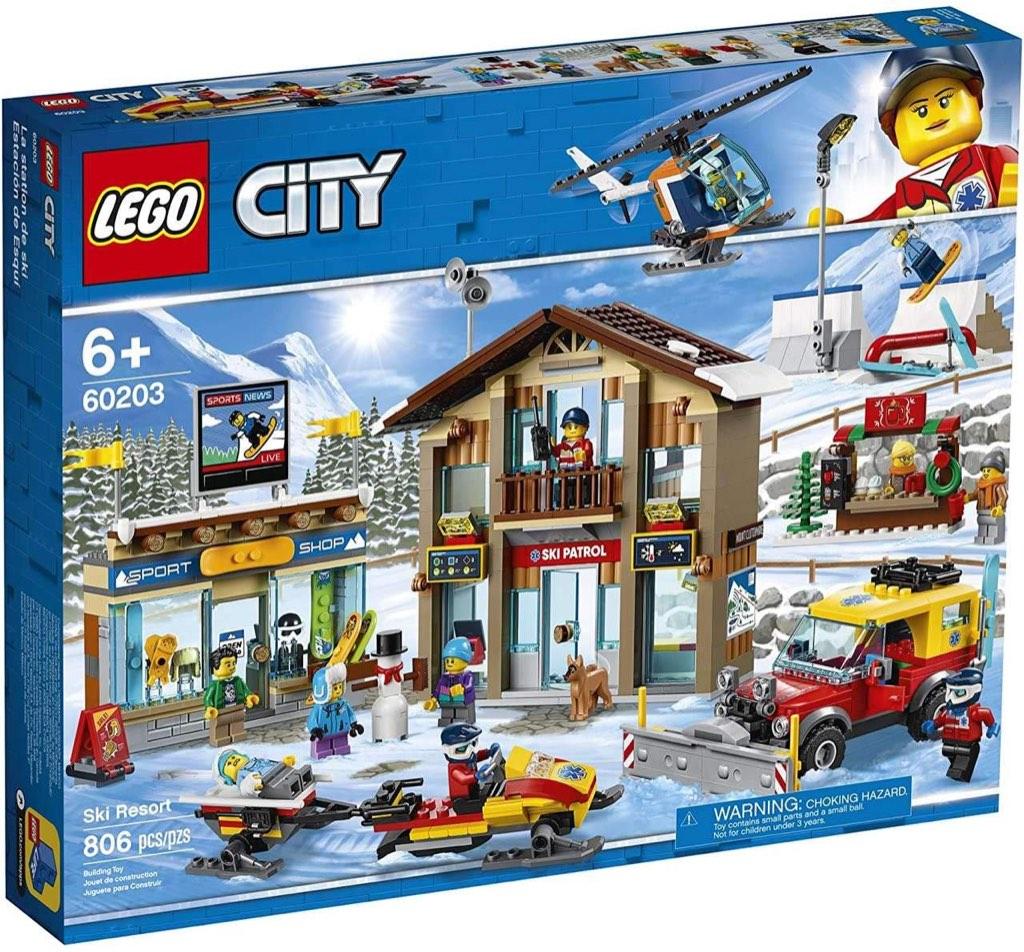 LEGO 60203 zeldzame skistation voor kerstskistation NIEUW, Ophalen of Verzenden, Nieuw, Complete set, Lego
