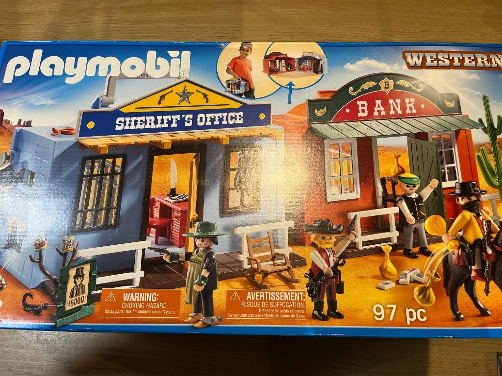 Playmobil western draagbare set 70012, Enlèvement, Comme neuf