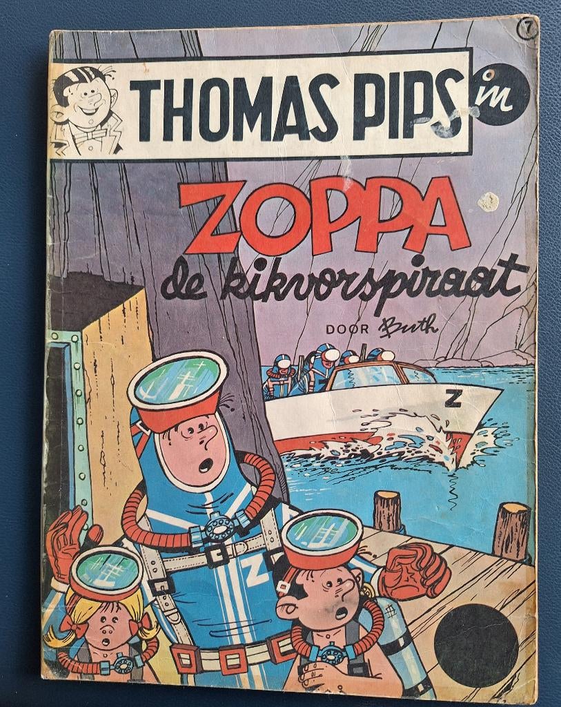 Thomas Pips- Zoppa de kikvorspiraat, Enlèvement ou Envoi, Une BD, Utilisé, Buth