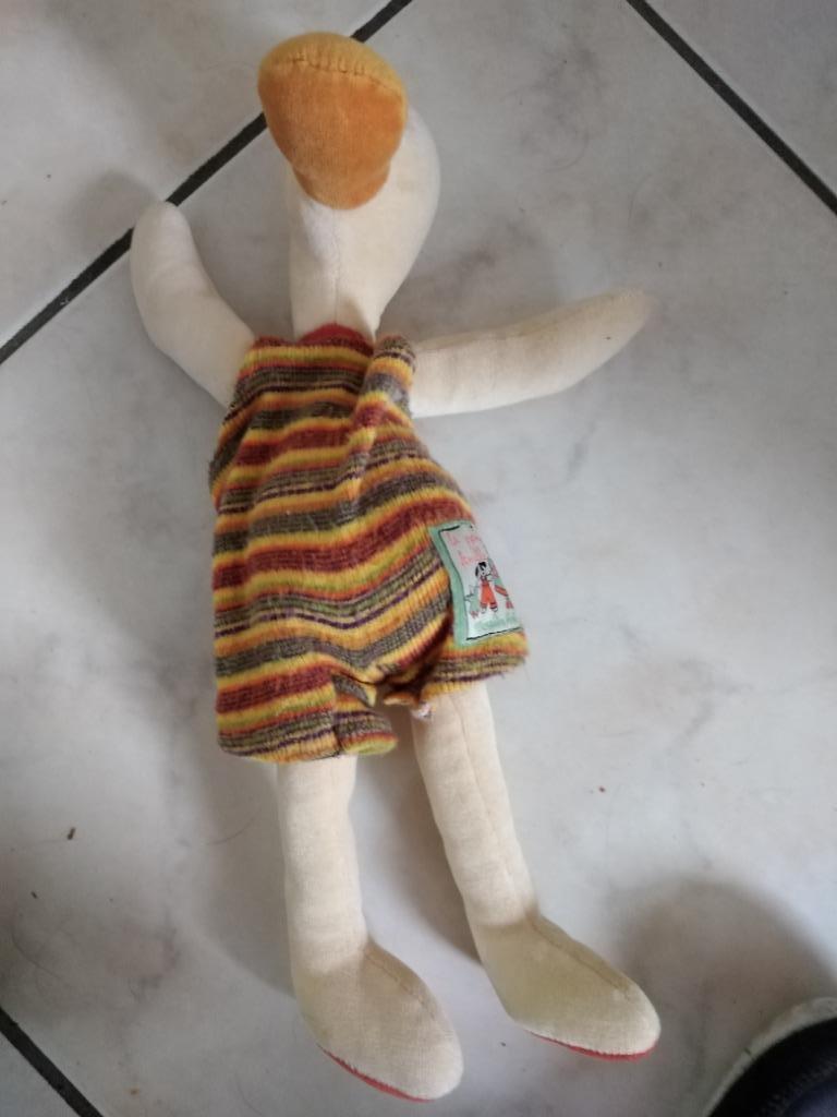 knuffel moulin roty eend(doos 62), Ophalen of Verzenden, Nieuw, Eend
