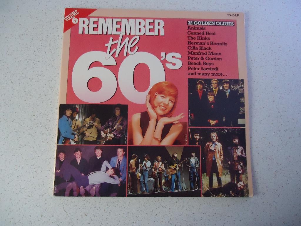 Dubbel LP "Remember The '60" 32 Golden Oldies Volume 6, Cd's en Dvd's, Vinyl | Verzamelalbums, Zo goed als nieuw, Pop, 12 inch