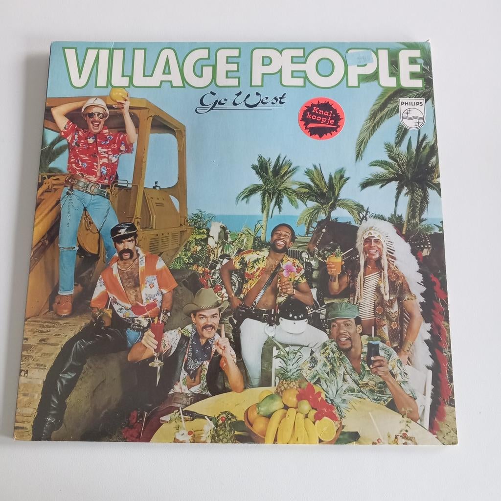 LP Village People « se dirige vers l'ouest » 1979, Enlèvement ou Envoi, Comme neuf
