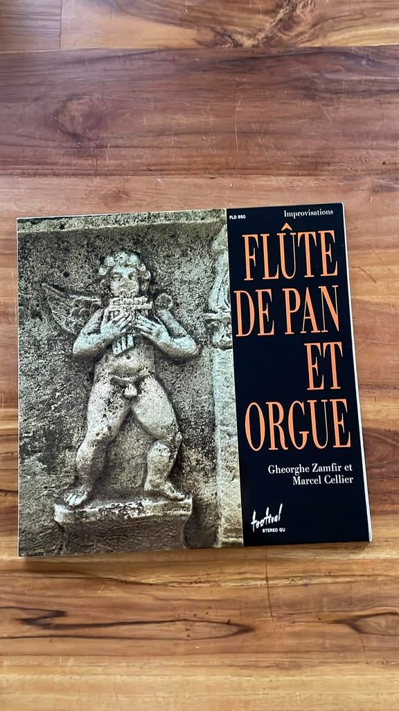 LP - Flute de pan et orgue - Gheorghe Zamfir et Marcel celli, Enlèvement, Comme neuf