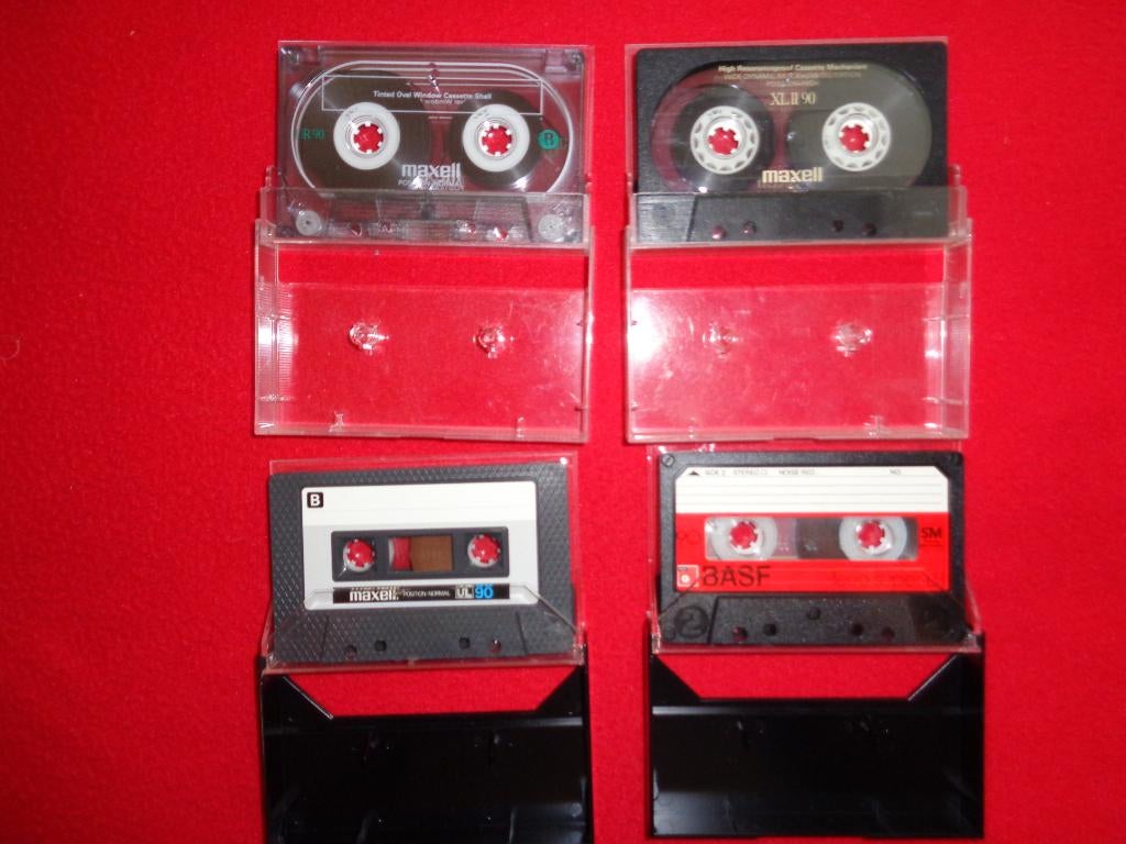 K7 audio enregistrables différentes 90 X 4 pièces, Verzenden, Gebruikt, Overige genres, Voorbespeeld