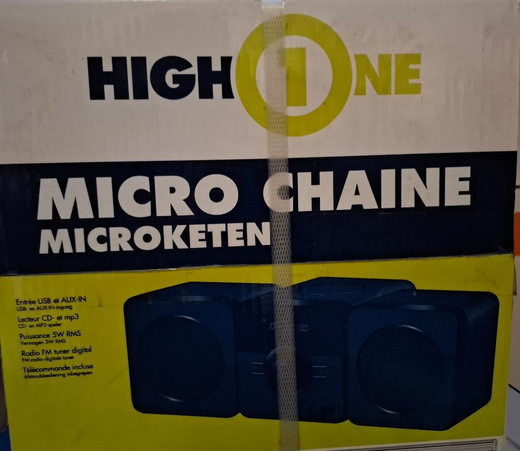 Micro-hifi-systeem NIEUW nog steeds verpakt, Nieuw, Tuner of Radio, Microset, Ophalen