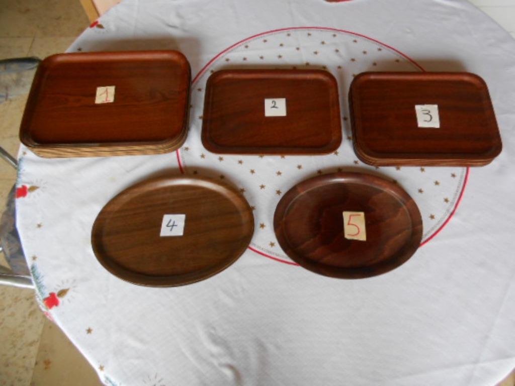 plateau dienbord hout Langva HGR Verbeelen teakfineer vintag, Huis en Inrichting, Woonaccessoires | Dienbladen, Gebruikt, Hout