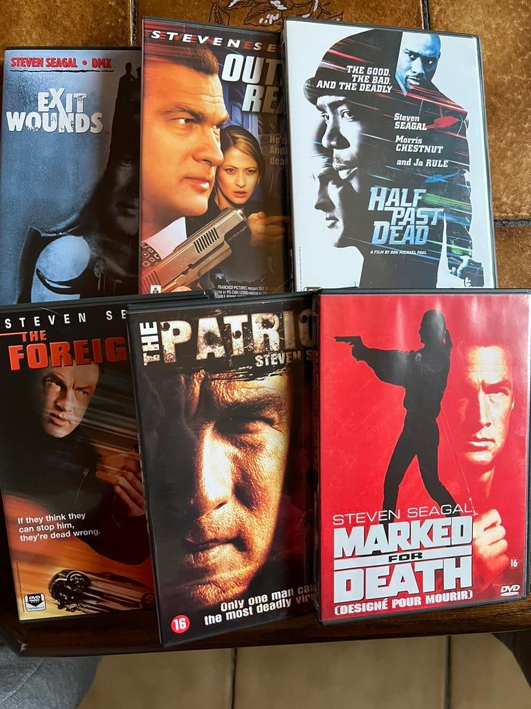 STEVEN SEAGAL 6 FILMS DVD ACTIE, Vanaf 12 jaar, Ophalen of Verzenden, Zo goed als nieuw, Actie