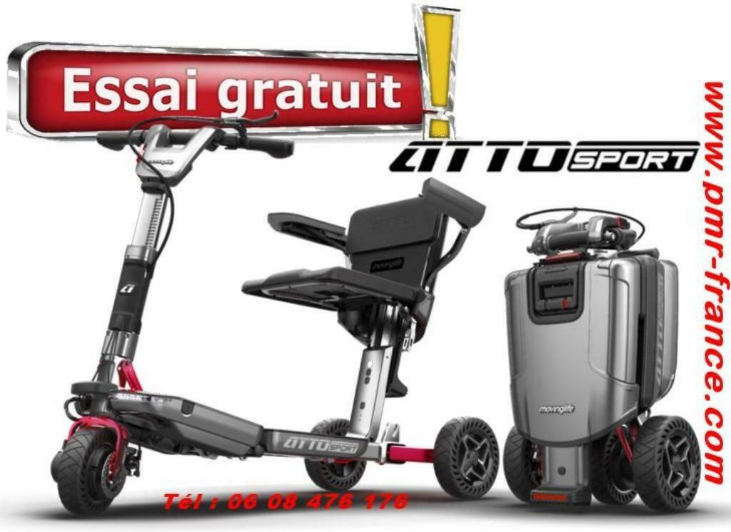 Scooter ultra compact ATTO SPORT, Ophalen of Verzenden, Nieuw, Elektrische rolstoel