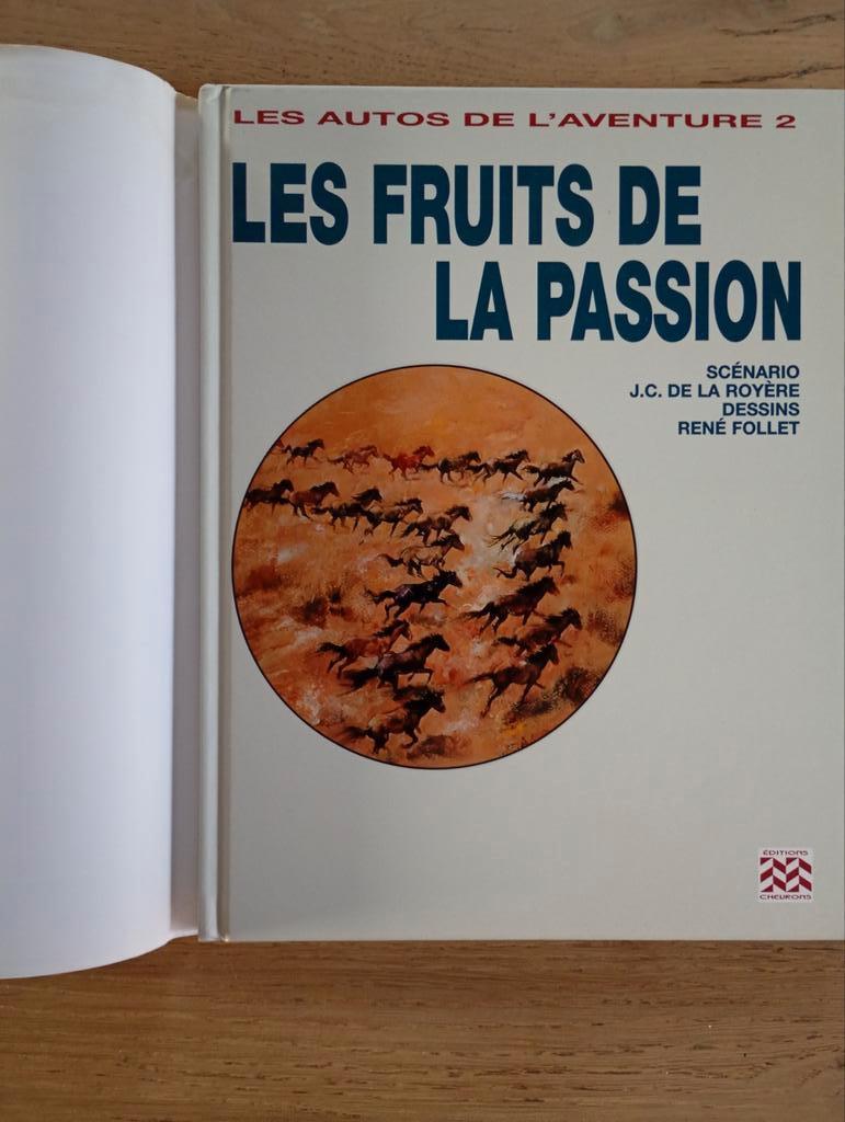RARE Les fruits de la passion TT numéroté signé Follet TBE, Une BD, Enlèvement ou Envoi, Utilisé