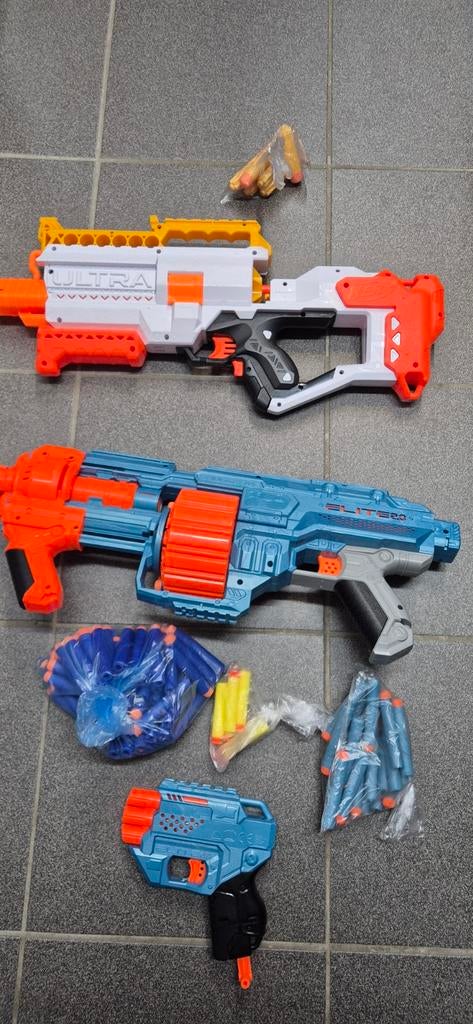 Nerf geweren, Enlèvement