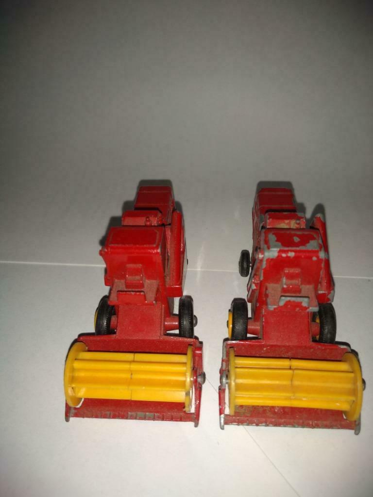 Matchbox Harvester + Aanhangwagen + Jeep, Ophalen of Verzenden, Gebruikt, Hijskraan, Tractor of Landbouw, Matchbox