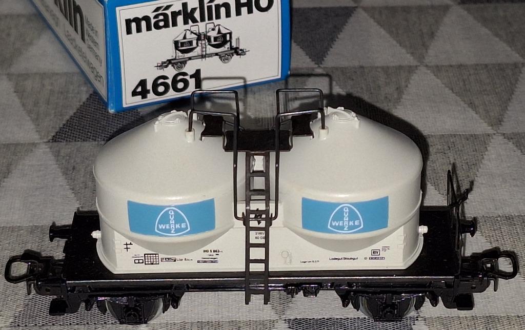 Märklin HO 4661 silowagon DB "Bayer", Ophalen of Verzenden, Zo goed als nieuw, Wagon, Märklin