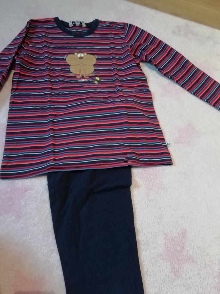 Pyama woody m 152 gestreept bovenstuk effen d bl broek, Ophalen, Nacht- of Onderkleding, Gebruikt, Jongen of Meisje