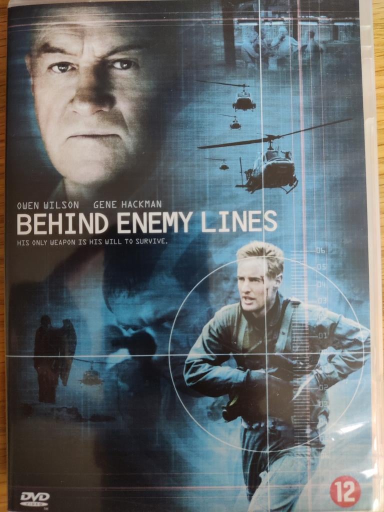 Behind Enemy Lines (2001) ( Gene Hackman) DVD, Ophalen of Verzenden, Zo goed als nieuw