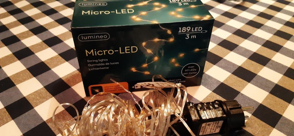 Ledlampjes / Lichtsnoer Micro Led, Ophalen, Zo goed als nieuw