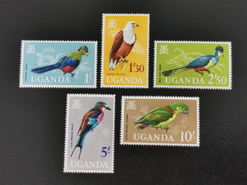 Ouganda 1965 - oiseaux *, Enlèvement ou Envoi, Autres pays, Non oblitéré
