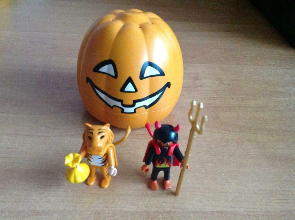 Playmobil Ref 4770 Citrouille Halloween diablotin et enfant, Enlèvement ou Envoi, Utilisé, Ensemble complet