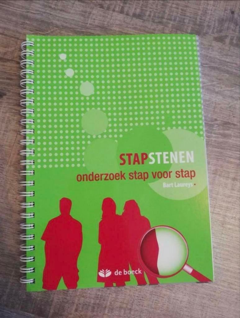 Stapstenen (ed. 12) onderzoek stap voor stap, Boeken, Laureys, Ophalen of Verzenden, Zo goed als nieuw, Nederlands
