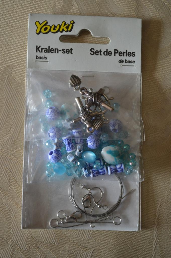 Youki kralen set voor het maken van oorbellen en ketting, Hobby en Vrije tijd, Ophalen of Verzenden, Nieuw, Overige typen