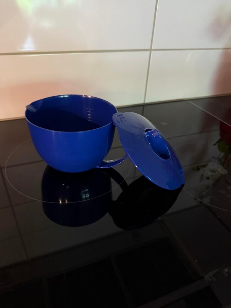 Tuberware, Huis en Inrichting, Keuken | Tupperware, Ophalen of Verzenden, Zo goed als nieuw, Blauw