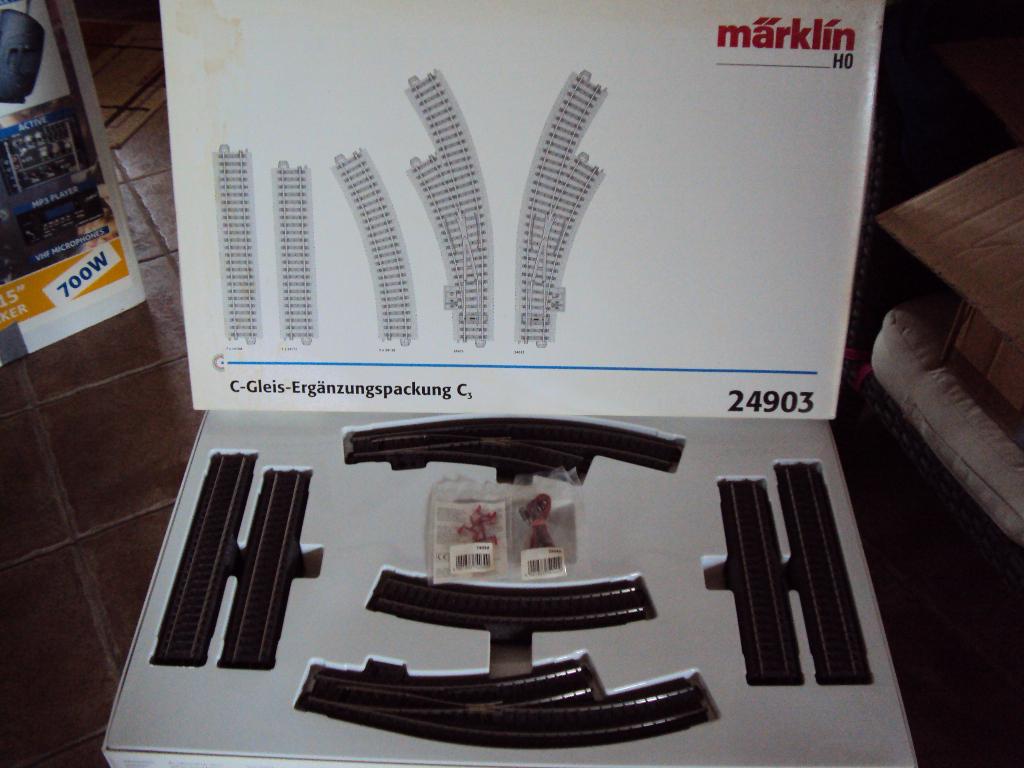 marklin uitbreidingsset c rails 24903, Enlèvement, Comme neuf, Rails, Märklin