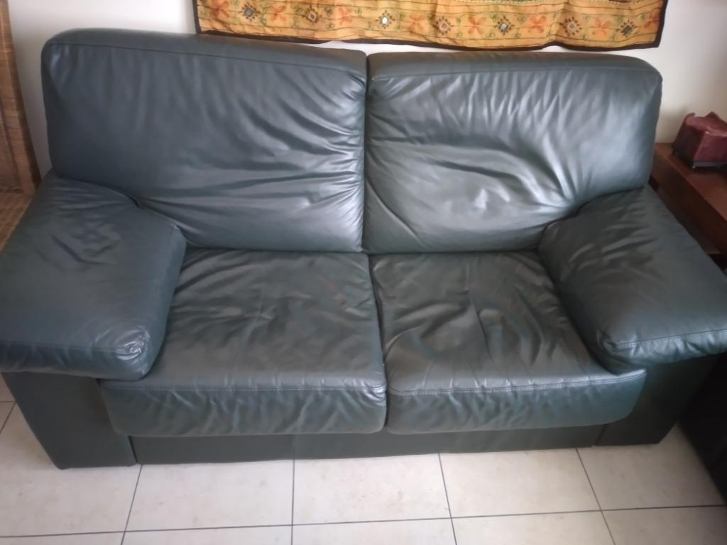 divan, Maison & Meubles, Enlèvement, Utilisé, Cuir