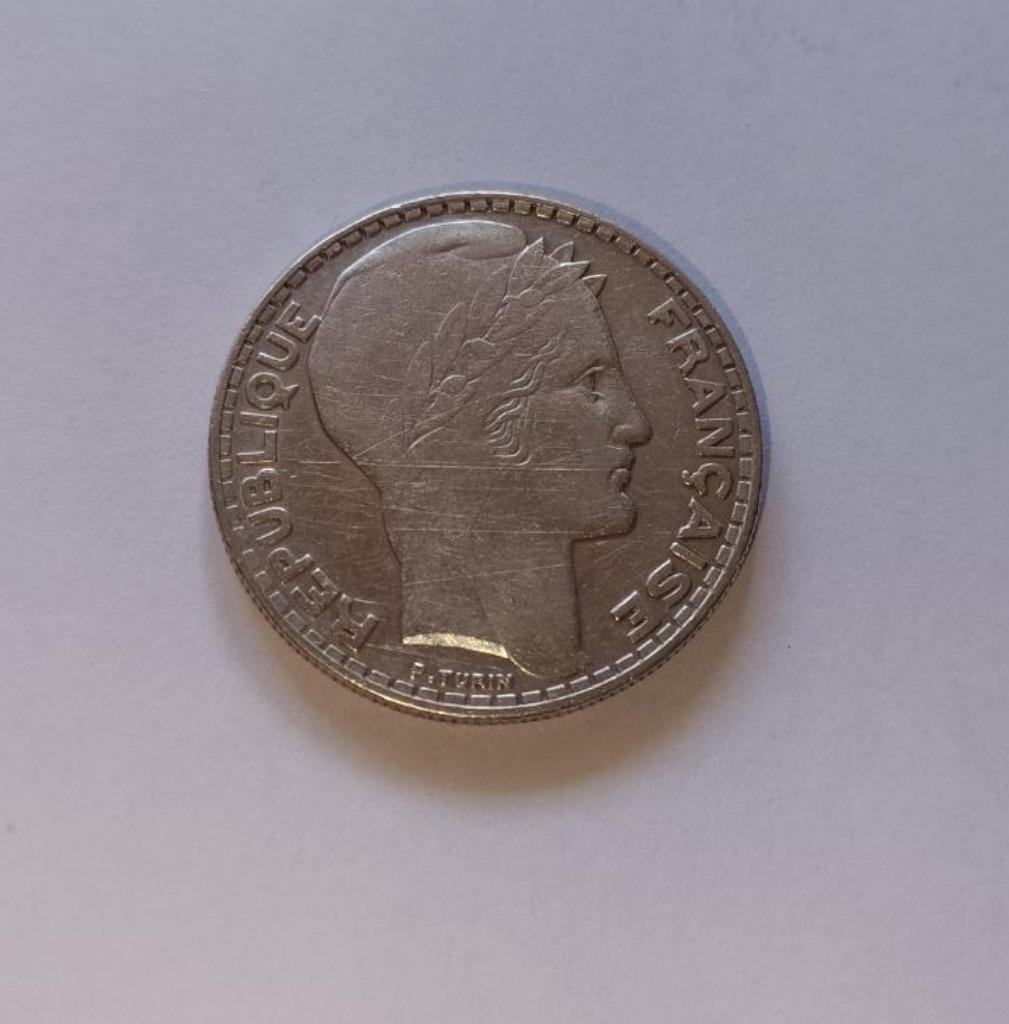 Piece 20 Francs 1933-4, Enlèvement ou Envoi, France, Monnaie en vrac, Argent