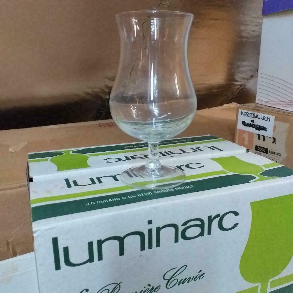 Rode wijnglazen LUMINARC 12 stuks, Ophalen, Nieuw, Overige typen
