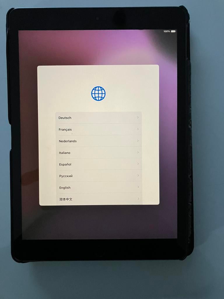 Ipad 7e generatie met gratis cover, Ophalen of Verzenden, Gebruikt