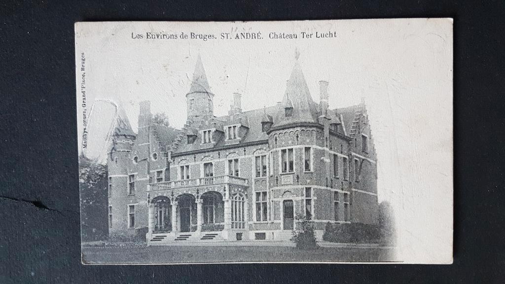 Postkaart St. André Sint-Andries Brugge Château Ter Lucht, Ophalen of Verzenden, Voor 1920, Gelopen, West-Vlaanderen