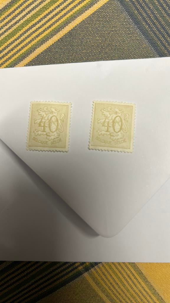 Timbre belge, 40 centimes, Enlèvement ou Envoi