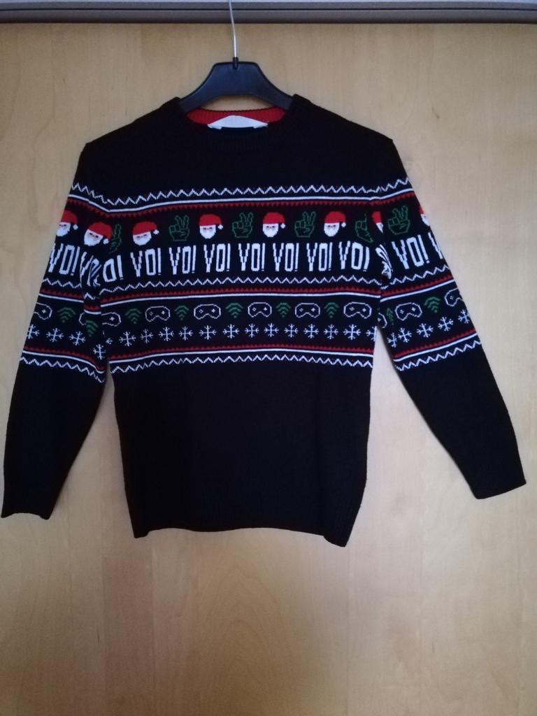 Kersttrui H&M maat 134 - 140 kerst trui pull, Ophalen of Verzenden, Zo goed als nieuw