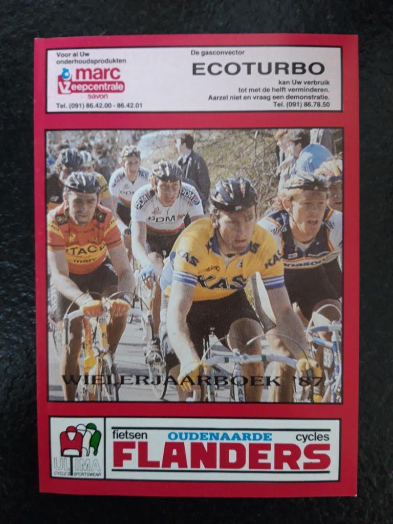 Wielerjaarboek 1987, Verzenden, Nieuw, Lopen en Fietsen, Bernard Callens