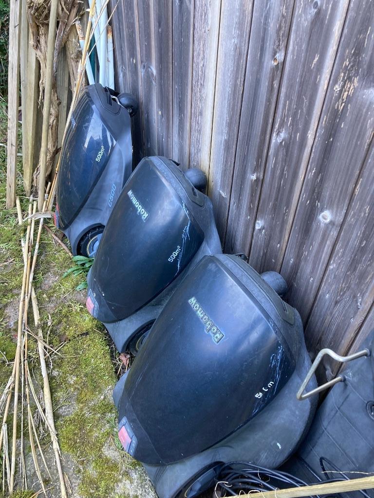 zwarte robomow 3 stuks, robotmaaier, 500 m 2, 500C, Jardin & Terrasse, Tondeuses à gazon, Enlèvement ou Envoi, Utilisé, Tondeuses à gazon sur batterie