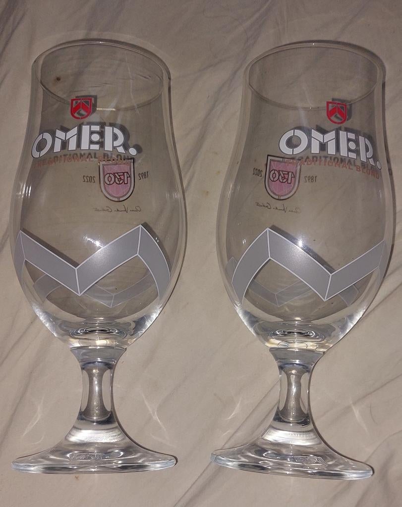 Omer glas 130 jaar, Ophalen of Verzenden, Zo goed als nieuw