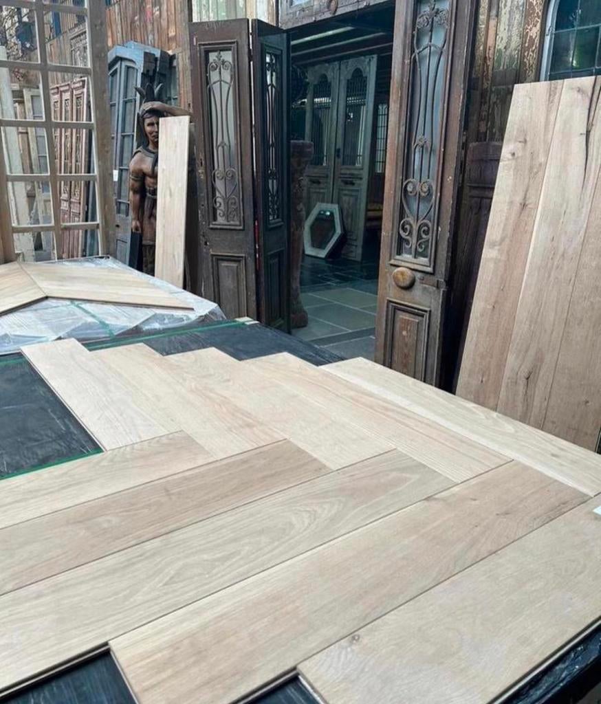 Parket vloeren houten eiken vloeren grote voorraad!!!, Ophalen of Verzenden, Nieuw, Parket