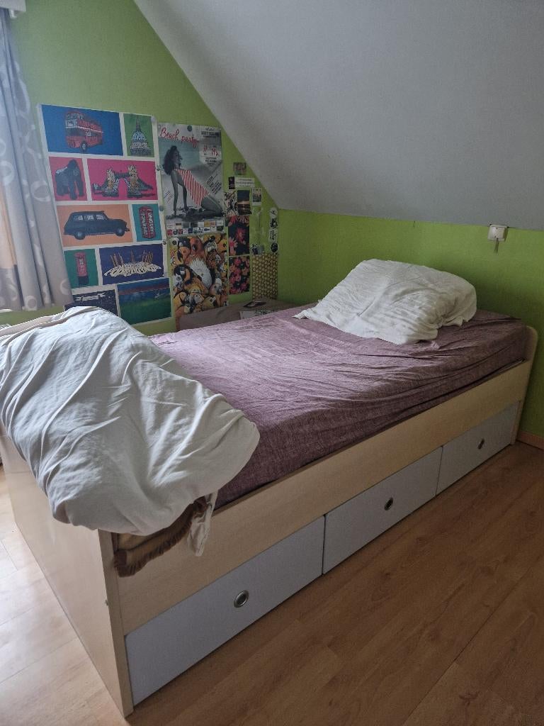 Slaapkamer (1-persoon), Ophalen, Gebruikt, Eenpersoons, Modern
