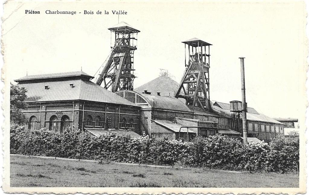 Piéton NA2: Charbonnage. Bois de la Vallée, Envoi, 1940 à 1960, Non affranchie, Hainaut