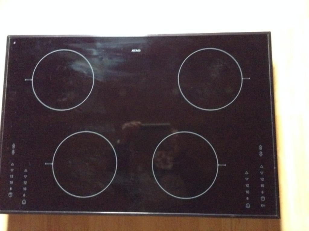 Elektrisch kookvuur - merk ATAG - model HI571B - inductie, Maison & Meubles, Cuisine | Ustensiles de cuisine, Comme neuf, Enlèvement