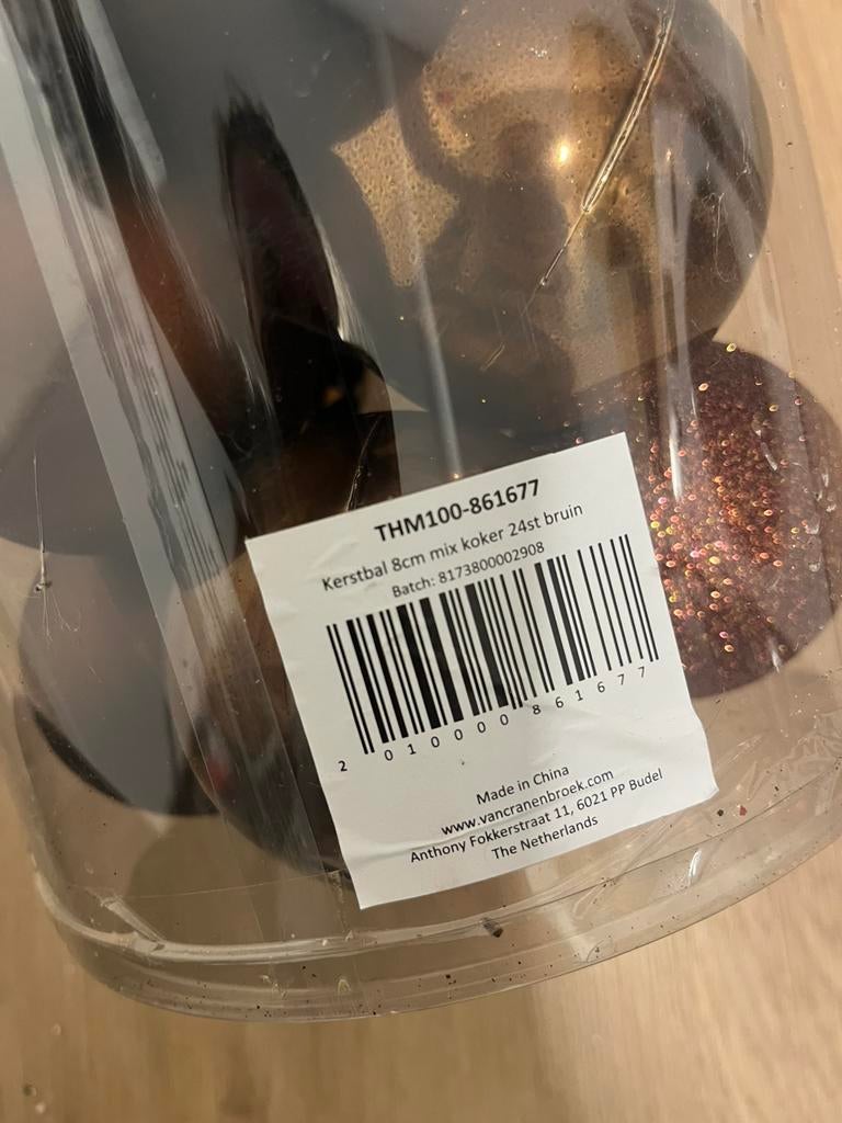 Kerstballen, Ophalen, Nieuw