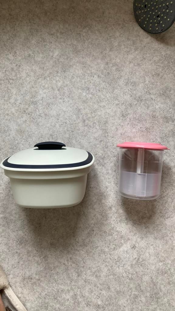 Pasta kookpot + pot voor mozarella, Ophalen, Zo goed als nieuw