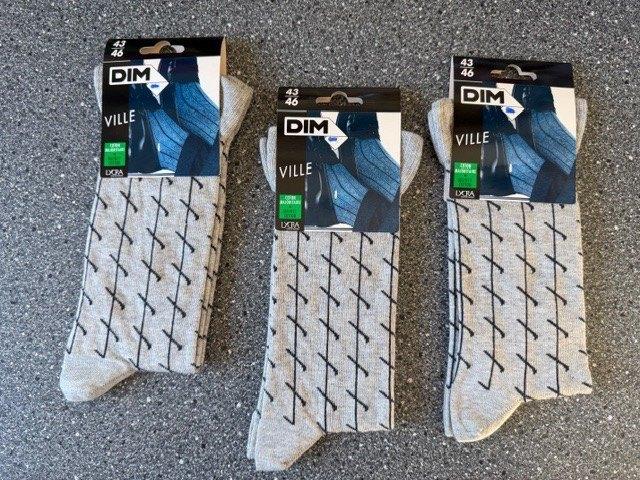 3 Paar nieuwe kousen DIM - maat 43/46 (prijs/paar) (nr4939), Vêtements | Hommes, Chaussettes & Bas, Neuf, Enlèvement ou Envoi