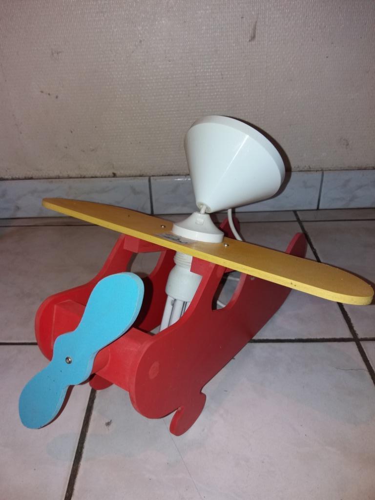 Lustre Enfant Avion, Ophalen, Gebruikt, Hout, Enfant