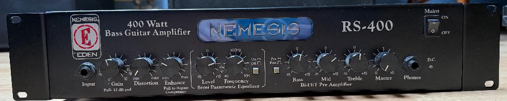 Eden Nemesis RS-400 basversterker, Ophalen, Gebruikt, Basgitaar, 100 watt of meer