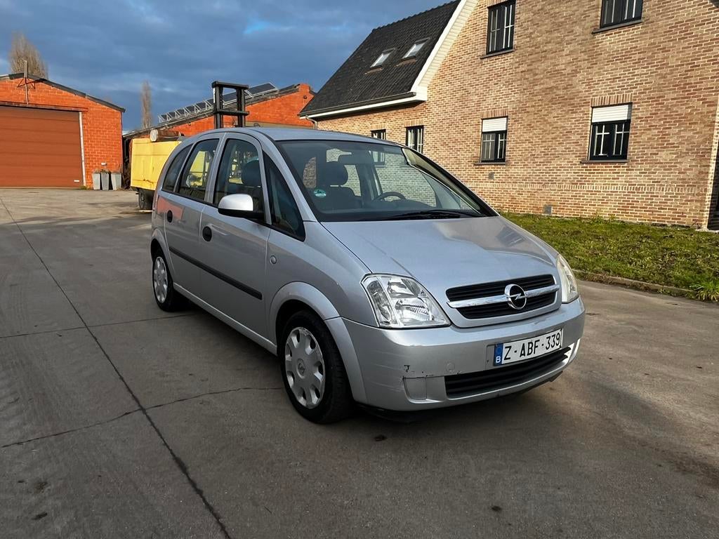 OPEL MERIVA 1.6 BENZINE MET AIRCO VAN 2005, Auto's, Voorwielaandrijving, Zwart, Handgeschakeld, Meriva