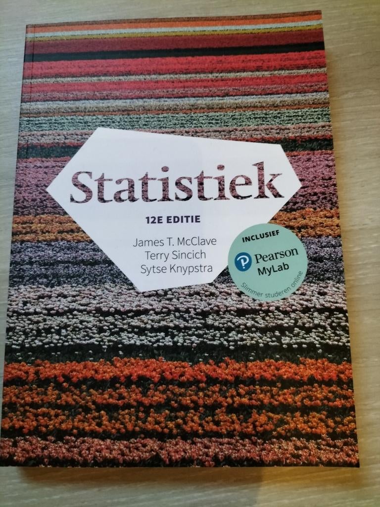 statistiek boek met online code, Ophalen