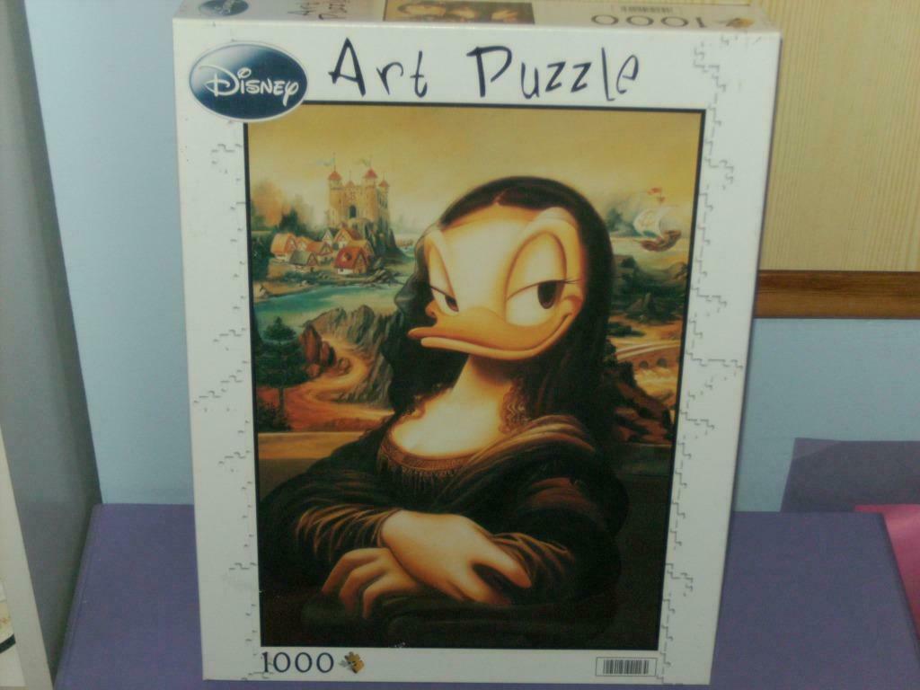 Disney art puzzel.  (1000 stukjes), Enlèvement ou Envoi, Plus de 50 pièces, Utilisé