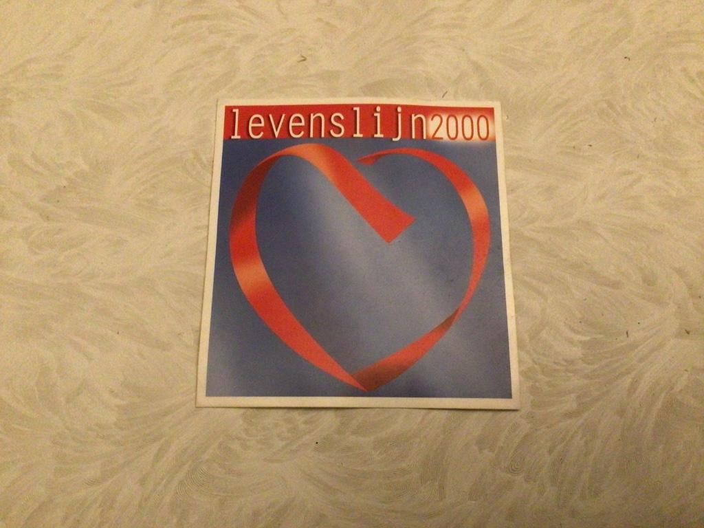 Levenslijn 2000 sticker, Ophalen of Verzenden