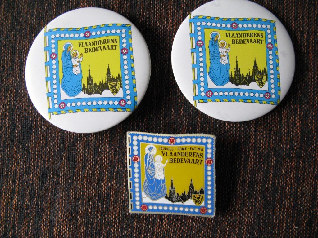 broches Vlaanderens bedevaart Lourdes, Verzenden