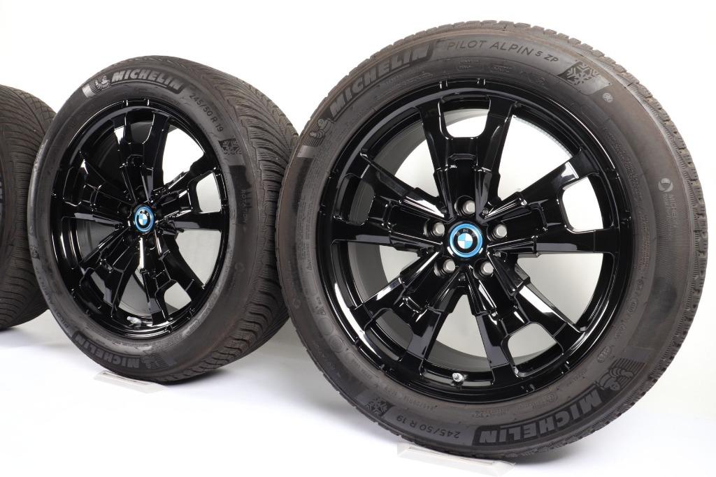 BMW IX3 série G08 19 pouces 842 hiver Michelin RFT BMW*, Pneus et Jantes, Enlèvement ou Envoi, 19 pouces, Utilisé